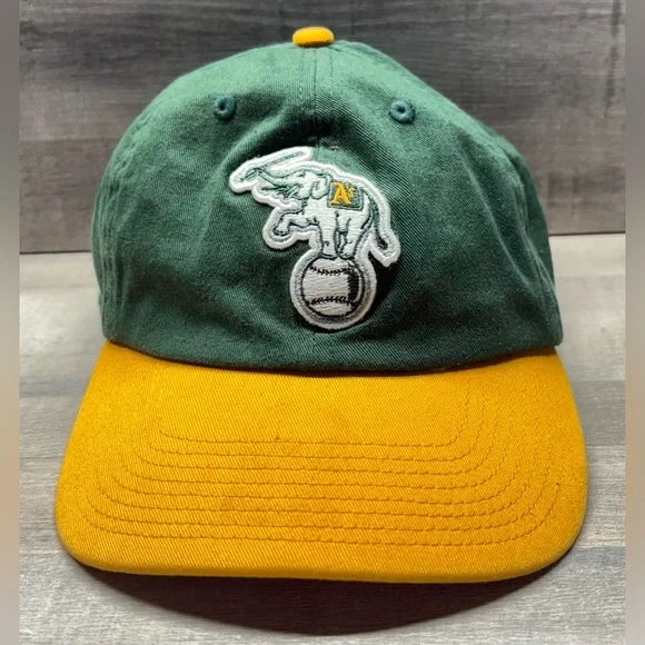 Oakland A’s Athletics MLB StrapBack Dad Hat ‘47 Brand - Picture 2 of 8